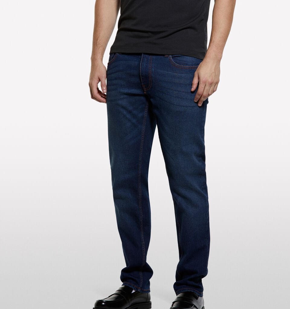 Τζιν Style 74 slim fit μπλε - τζιν slim fit ανδρικά - Σκουρο Μπλε | Sisley image number 3